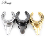 Dragon Snake Sheep Head Ear Tunnels Plugs Gauges 8-19mm