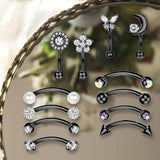 Geometric Stud Earrings Set for Women, 12 Pairs