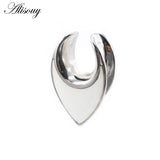 Stainless Steel Shell Piercing Earrings Ear Gauges Body Jewelry Plugs