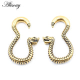 Steel Snake Hanging Ear Weights Earrings Stretcher Gauges Expander