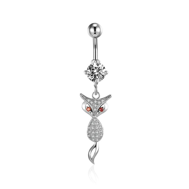 Sea Turtle Starfish Navel Earring Belly Piercing CZ Stone Belly Button Rings