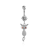 Sea Turtle Starfish Navel Earring Belly Piercing CZ Stone Belly Button Rings