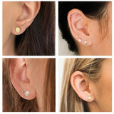 G23 Titanium Labret Piercing Shell Lip Ring