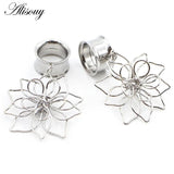 2PC Planet Flower Pendant Ear Piercing Plugs