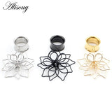 2PC Planet Flower Pendant Ear Piercing Plugs