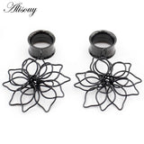 2PC Planet Flower Pendant Ear Piercing Plugs