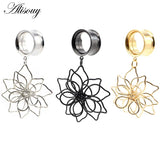 2PC Planet Flower Pendant Ear Piercing Plugs