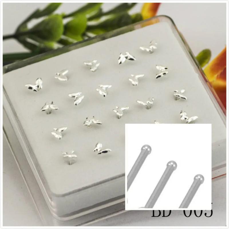 Butterfly Nose Nail & Nose Rings Piercing Jewelry
