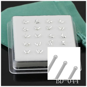 Butterfly Nose Nail & Nose Rings Piercing Jewelry