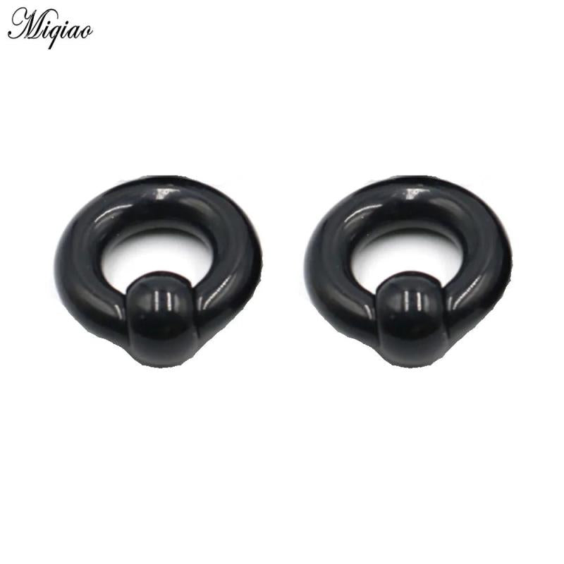 2 Pcs Hot BCR Acrylic Ear Pinna Piercing Jewelry 5mm-10mm