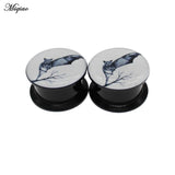 Miqiao 2pcs Acrylic Bat Ear Expander Earring 6mm-30mm