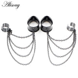 Stainless Steel Water Drop Ear Tunnel Plug Expander Earrings