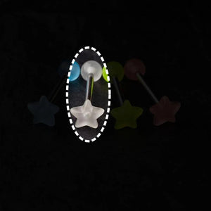 Y2k 90s Star Pentagram Tongue Ring Harajuku Piercing