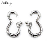 316L Stainless Steel Snake Hook Ear Weights Expander Stretcher Plugs