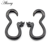 316L Stainless Steel Snake Hook Ear Weights Expander Stretcher Plugs
