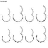 Leosoxs Shower Ring Stainless Steel Body Piercing Nose Ring