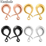Vankula 2pc Stainless Steel DIY Ear Weight Hooks For Dangle Earring