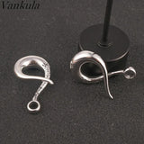 Vankula 2pc Stainless Steel DIY Ear Weight Hooks For Dangle Earring