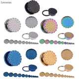 Leosoxs 2-Piece Stainless Steel Ear Studs Set