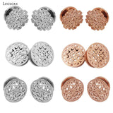 Leosoxs 2-Piece Stainless Steel Ear Studs Set