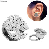 Leosoxs 2-Piece Stainless Steel Ear Studs Set