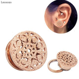 Leosoxs 2-Piece Stainless Steel Ear Studs Set