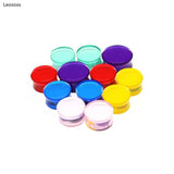 2 Pcs 8-30mm Acrylic Ear Plugs Transparent Solid Body Piercing Jewelry