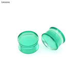 2 Pcs 8-30mm Acrylic Ear Plugs Transparent Solid Body Piercing Jewelry
