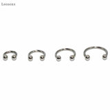 Leosoxs 10pcs C-shaped Nose Septum Lip Ring Piercing Set