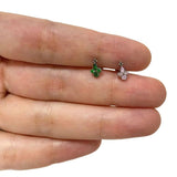ASTM F136 Titanium Round and Marquise CZ Labret Lip Stud