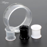 Miqiao 2pcs Acrylic Horn Ear Expander Body Piercing Jewelry