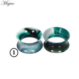 Miqiao 2pcs Silicone Ear Expander, Body Piercing Jewelry