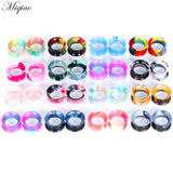 Miqiao 2pcs Silicone Ear Expander, Body Piercing Jewelry