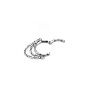 G23 Titanium Steel Nose Cuff Goth Piercing