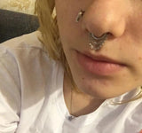 G23 Titanium Steel Nose Cuff Goth Piercing