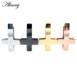 Stainless Steel Cross Ear Weight Hanger Expander Plugs Gauges Piercing Jewelry