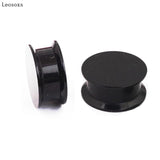 Leosoxs 2pcs Internal Thread Flat Ear Expander Acrylic Piercing Jewelry