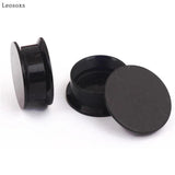 Leosoxs 2pcs Internal Thread Flat Ear Expander Acrylic Piercing Jewelry