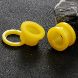 2PCS Acrylic Screw Ear Tunnels Gauges Plugs Expander Piercing Stretchers Earring