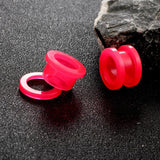 2PCS Acrylic Screw Ear Tunnels Gauges Plugs Expander Piercing Stretchers Earring