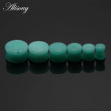 2PCS Stone Ear Gauges Earrings Men Women Flesh Tunnel Expander