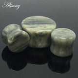 2PCS Stone Ear Gauges Earrings Men Women Flesh Tunnel Expander