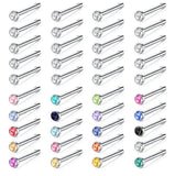 20 Gauge Nose Stud Rings Surgical Steel Nose Pin Bone Studs