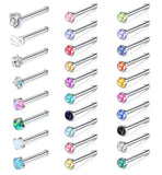 20 Gauge Nose Stud Rings Surgical Steel Nose Pin Bone Studs