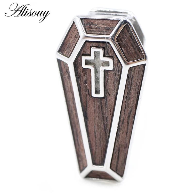 Stainless Steel Cross Coffin Ear Weights Plugs Gauges