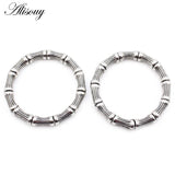Stainless Steel Bamboo Bone Ear Weights Heavy Expander Plugs Gauges