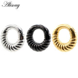 Stainless Steel Round Ear Weights Heavy Plug - Expander Stretcher