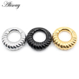 Stainless Steel Round Ear Weights Heavy Plug - Expander Stretcher