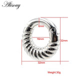 Stainless Steel Round Ear Weights Heavy Plug - Expander Stretcher