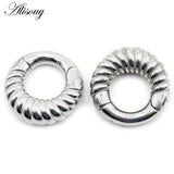 Stainless Steel Round Ear Weights Heavy Plug - Expander Stretcher